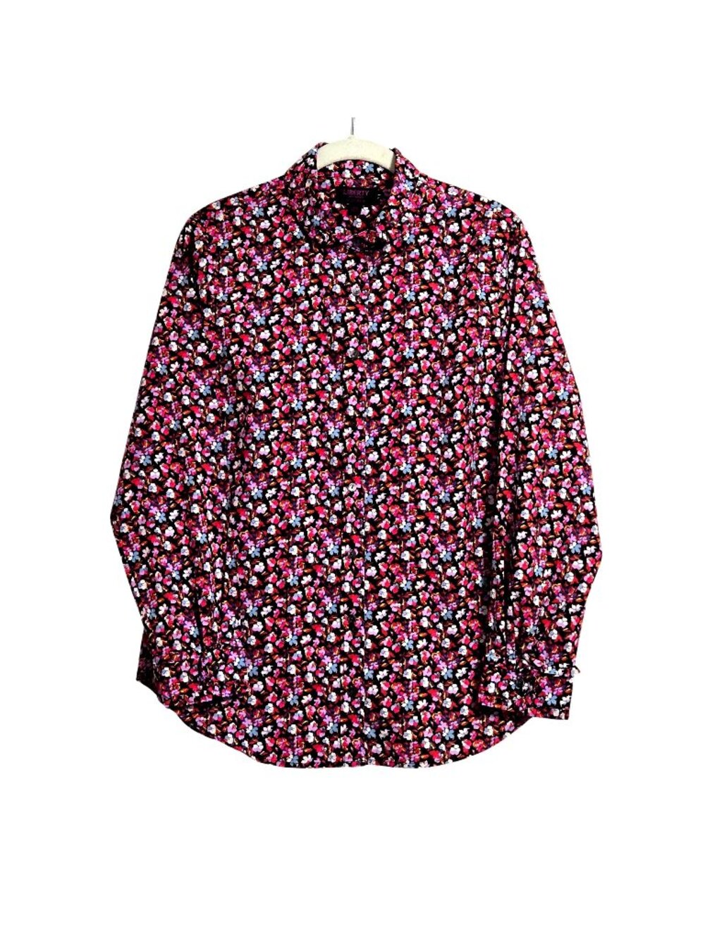 Liberty Art Fabrics For J.Crew Floral Long Sleeve Button up Shirt Size 10
